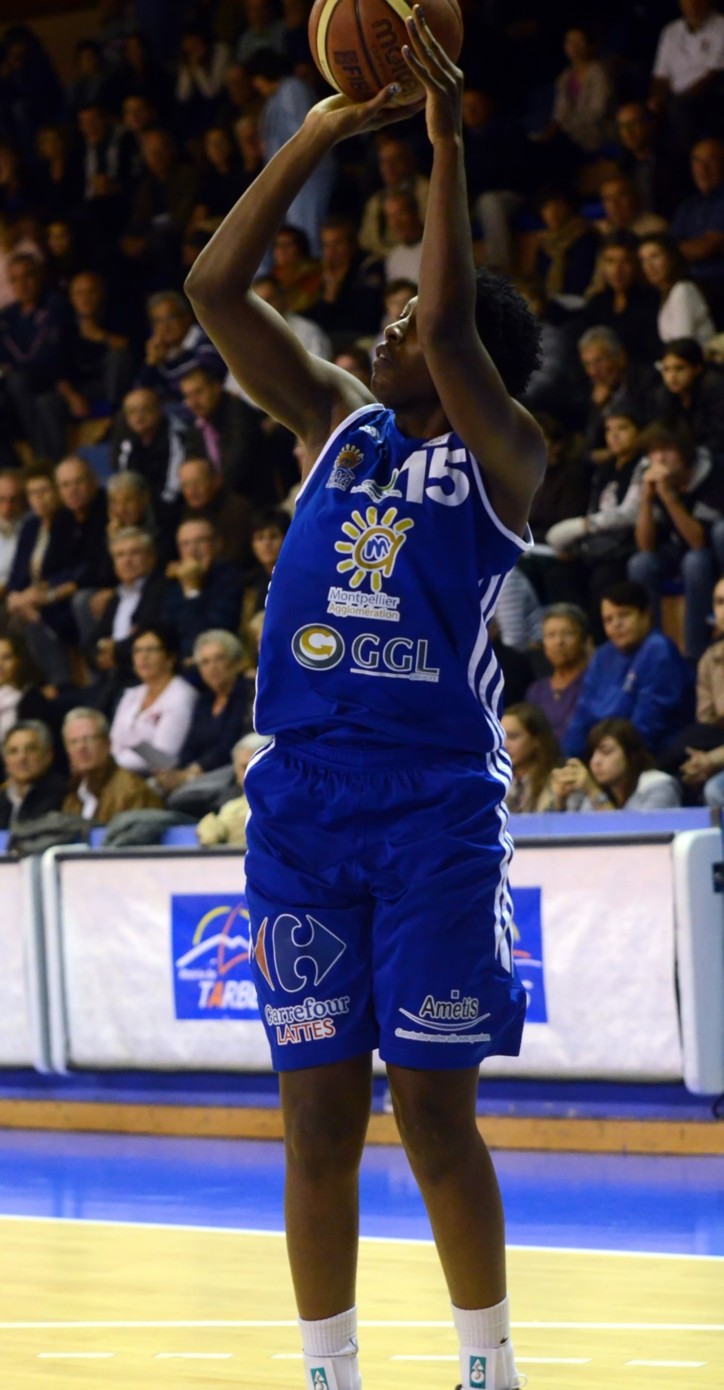 Fati SACKO, ici à Tarbes: et un "double-double", un!