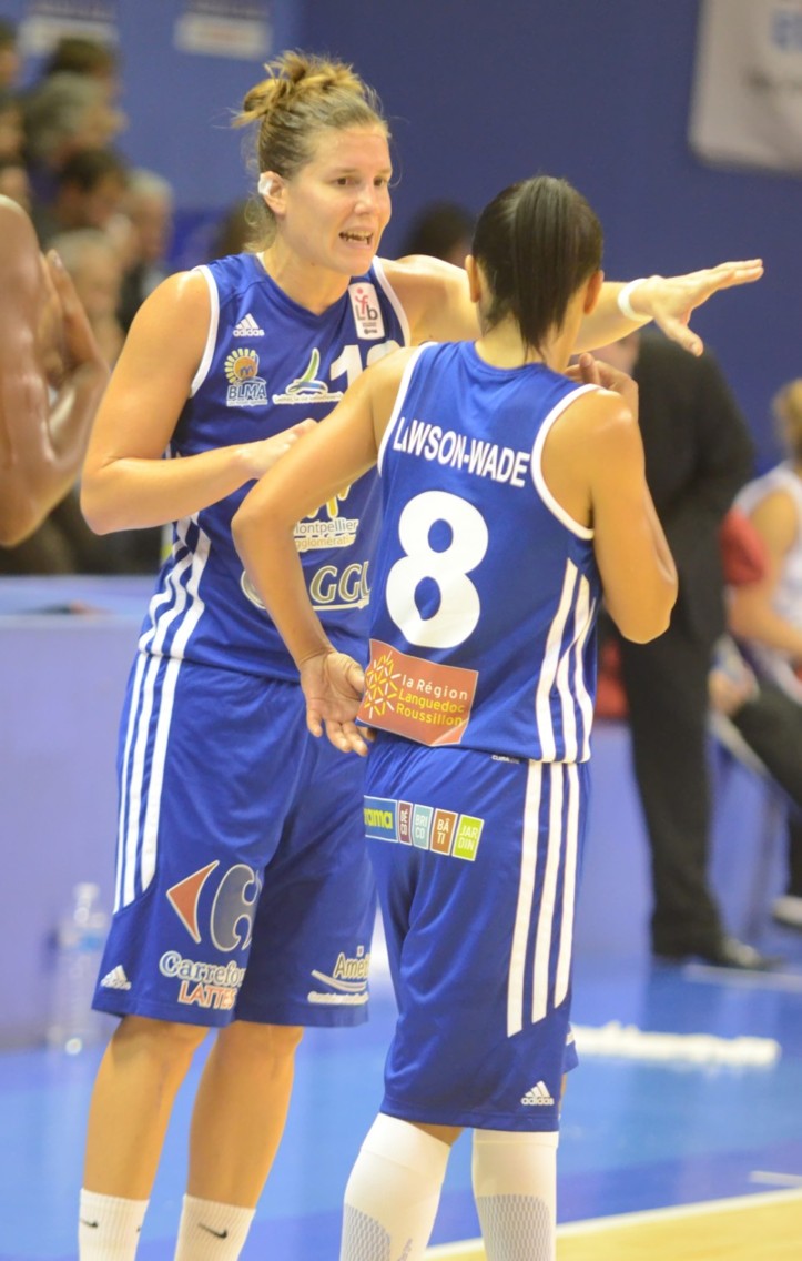 Encore un  match haut de gamme pour la capitaine Gaëlle SKRELA et l'incontournable Edwige LAWSON.