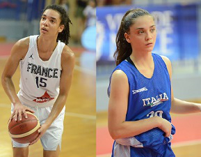 Anaëlle DUTAT (France) et Matilde VILLA (Italie), actrices principales de la victoire de leur équipe