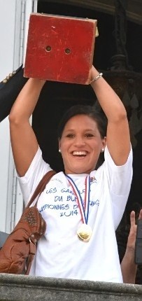 Ingrid TANQUERAY et le trophée LFB : Championne de France 2014 !