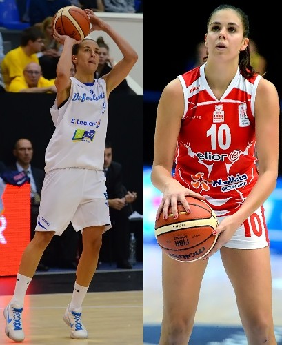 Queralt CASAS (Nantes) et Yurena DIAZ (Lyon), deux représentantes espagnoles dans le championnat français
