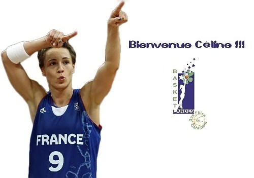 L'annonce de l'arrivée de Céline DUMERC par (c) Basket Landes Officiel
