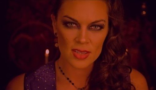 Kristen MANN, as a singer. Picture from the video "I Would" ( (c) Sapphica )