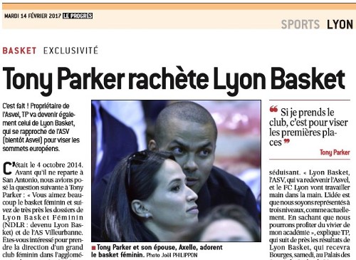 La page 35 du journal Le Progrès, hier