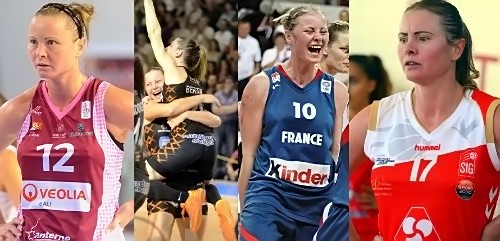 Pauline sous quelques uns de ses maillots, notamment lors de ses titres de Championne de France et de Championne d'Europe Pauline sous quelques uns de ses maillots, notamment lors de ses titres de Championne de France et de Championne d'Europe