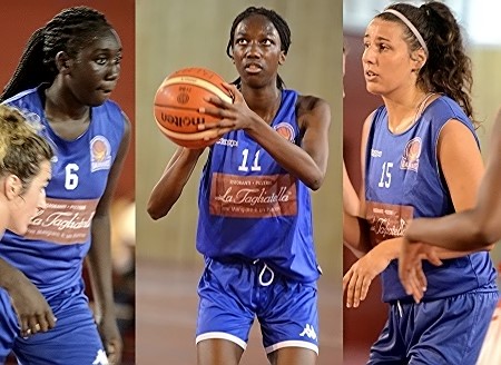 Les 3 nouveaux visages alignés ce soir : Dieyneba NIANG, Merveille LOKOKA et Eloé SOMMAZZI (de gauche à droite) Les 3 nouveaux visages alignés ce soir : Dieyneba NIANG, Merveille LOKOKA et Eloé SOMMAZZI (de gauche à droite)