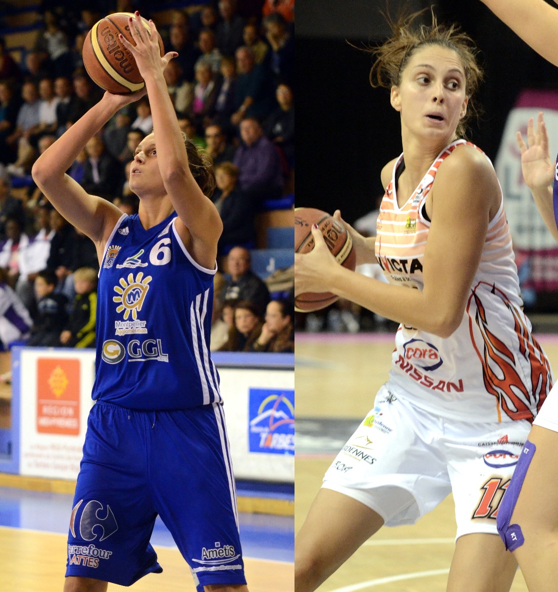 Ana "BLMA" à gauche, Ana "Flammes" à droite