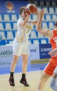 Anouck BRUN, 16 points, ici au shoot