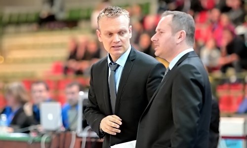 Damien LEROUX, ici avec Manu COEURET lors de la rencontre Nantes vs Hainaut