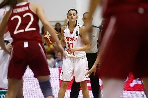 Leticia ROMERO, bourreau des françaises ce soir. FIBA/Miguel Enriquez
