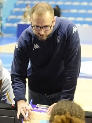 Léo BOUTEILLER, ici aux consignes début 2024 face à Voiron