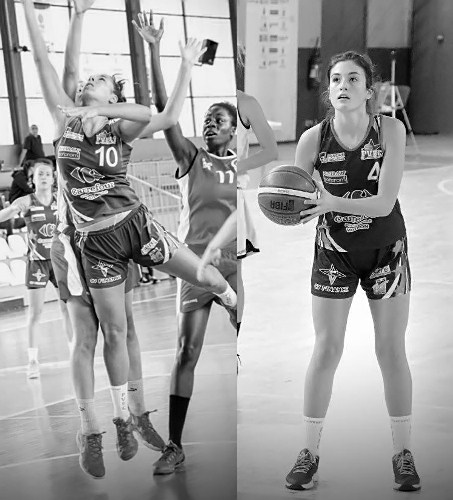 Coralie LAGALY au cercle et Emma VENTURI au lancer : bienvenue à toutes les deux !