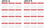 2014-2015: le calendrier enfin dévoilé!